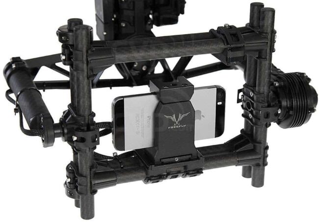 Drone with Mobile Phone Mount