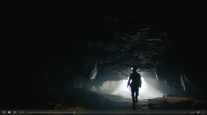 Stefanie Williams Commercial Cave Drone Pilot at Alum Pot Cave System in Yorkshire.