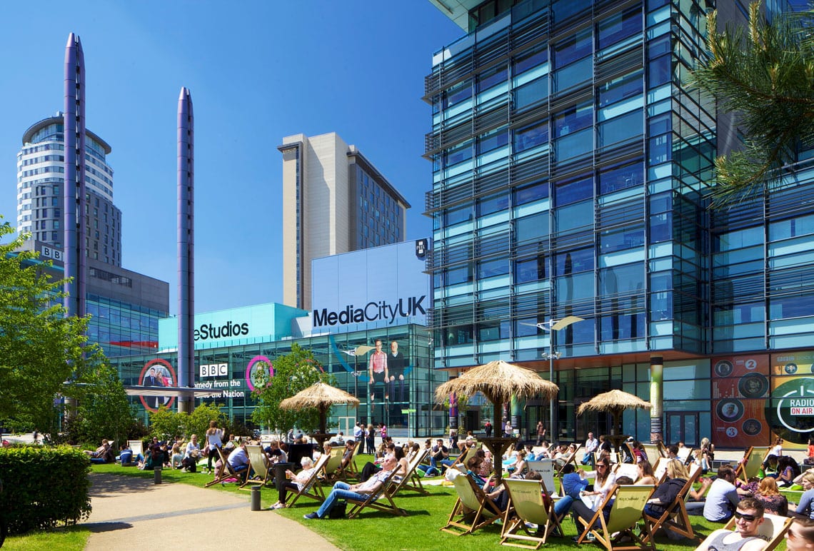 Aerialworx Office Blue Tower Media City, Manchester