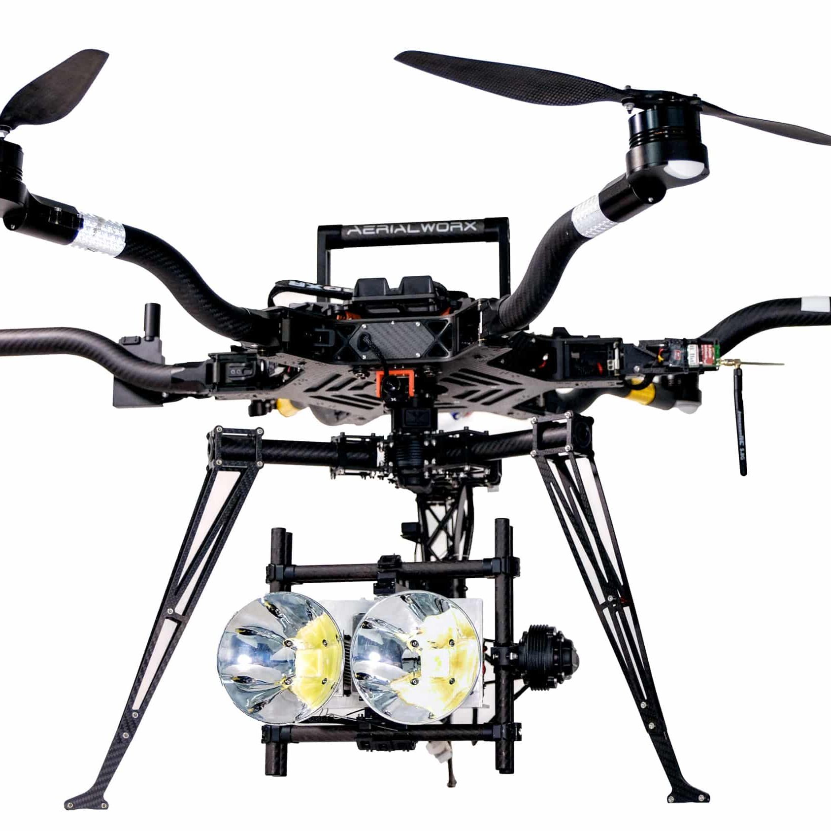 Drone with Mega Powerful Directional Lights