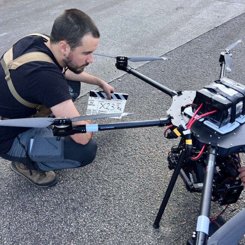 Drone for Harrison Ford in Scotland