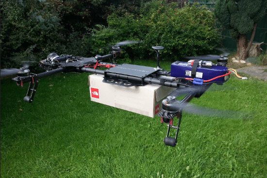 Shoebox Shoe Delivery Drone