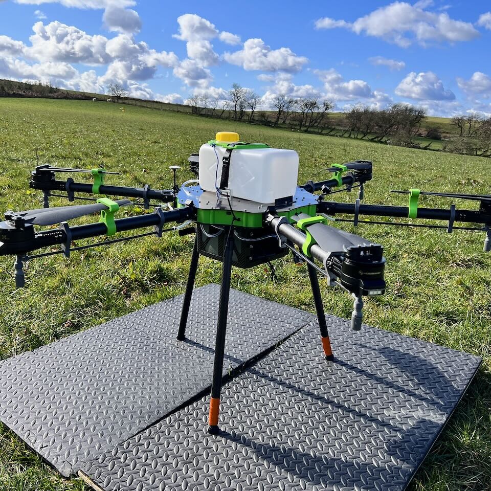 Autonomous Terrain Following AI Weed Detection and Treatment Drone